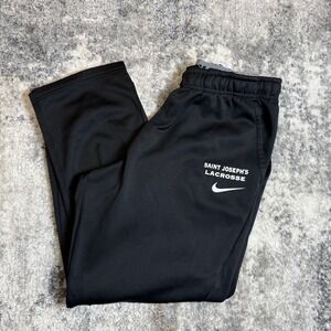 Nike Dri-FIT Saint Joseph's Lacrosse Mens XL Sweatpants Black Joggers 44